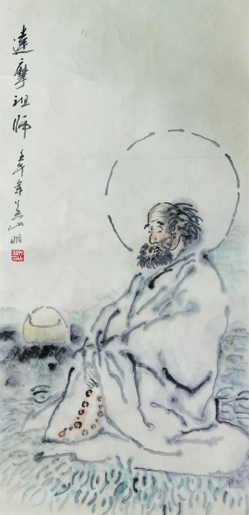 吴山明      达摩